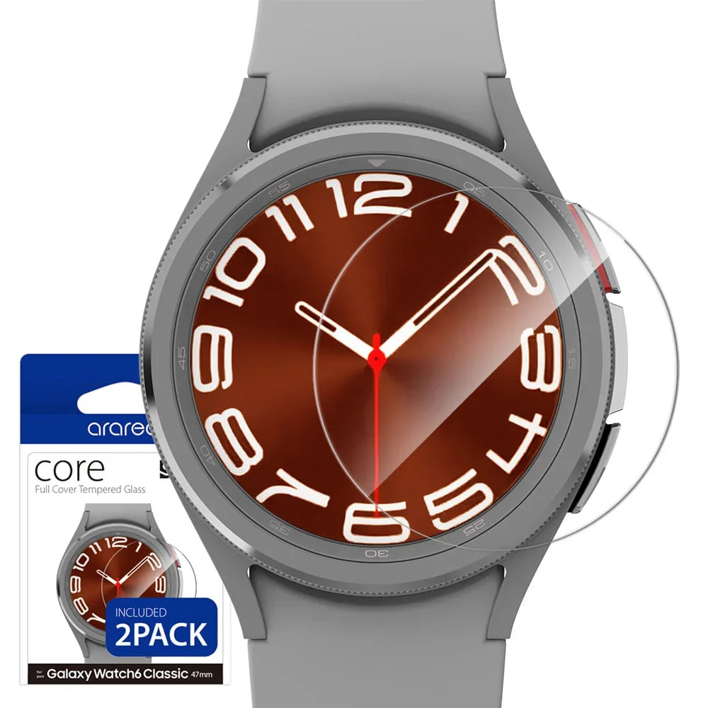 Araree Samsung Sub Core Glass Samsung Watch 6 Classic 47mm - Clear - Tashqila Araree Samsung Sub Core Glass Samsung Watch 6 Classic 47mm - Clear - Tashqila